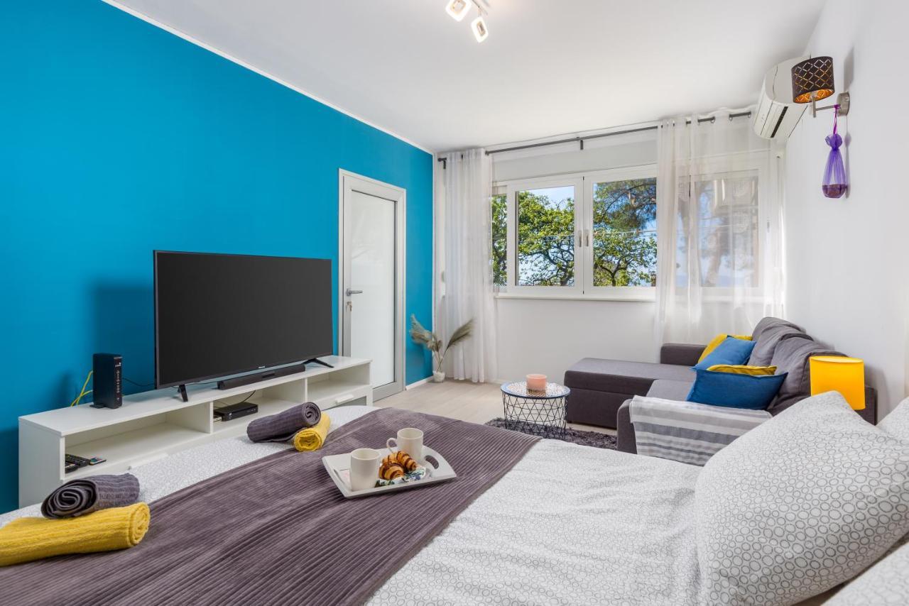 Sunny Studio Apartment With Balcony Rijeka Eksteriør bilde